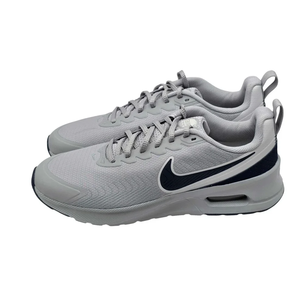 Nike Air Max Nuaxis Running Shoes Men's 11 Women's 12.5 Grey Navy New in Box